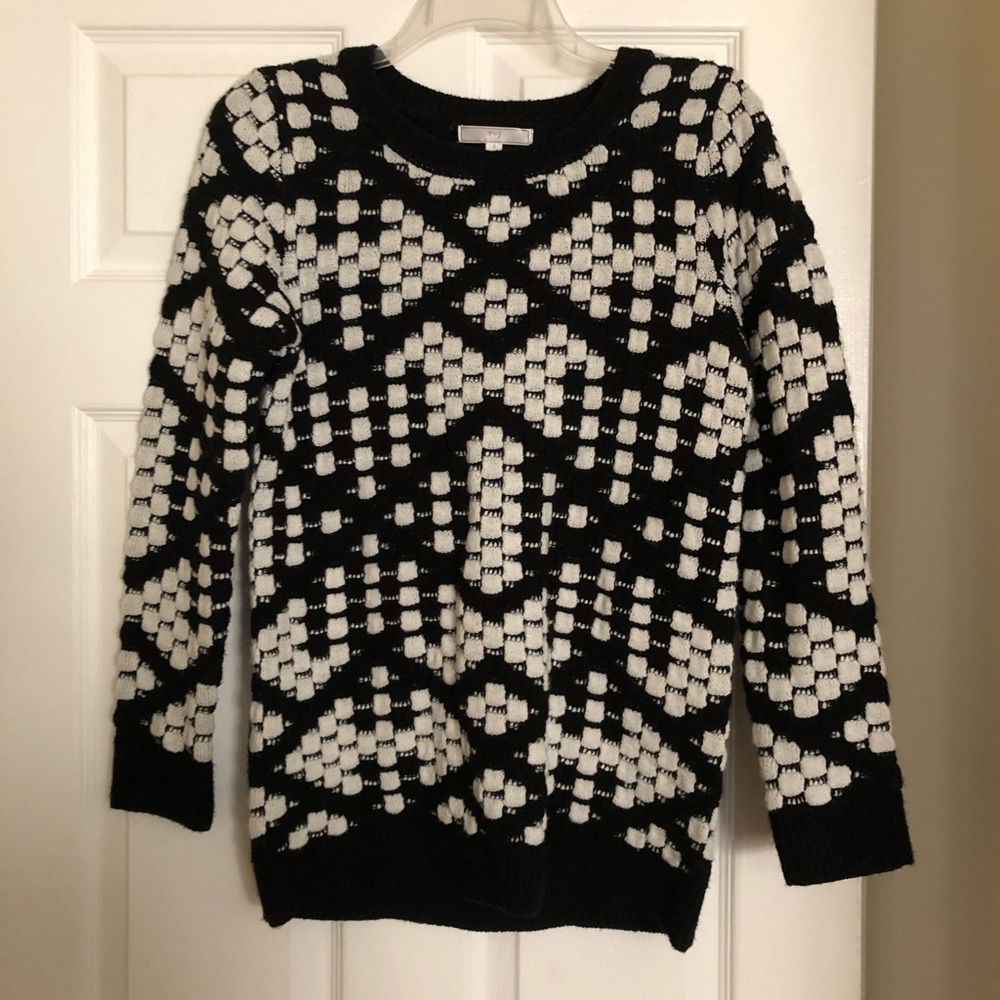 Black and White R&J Sweater